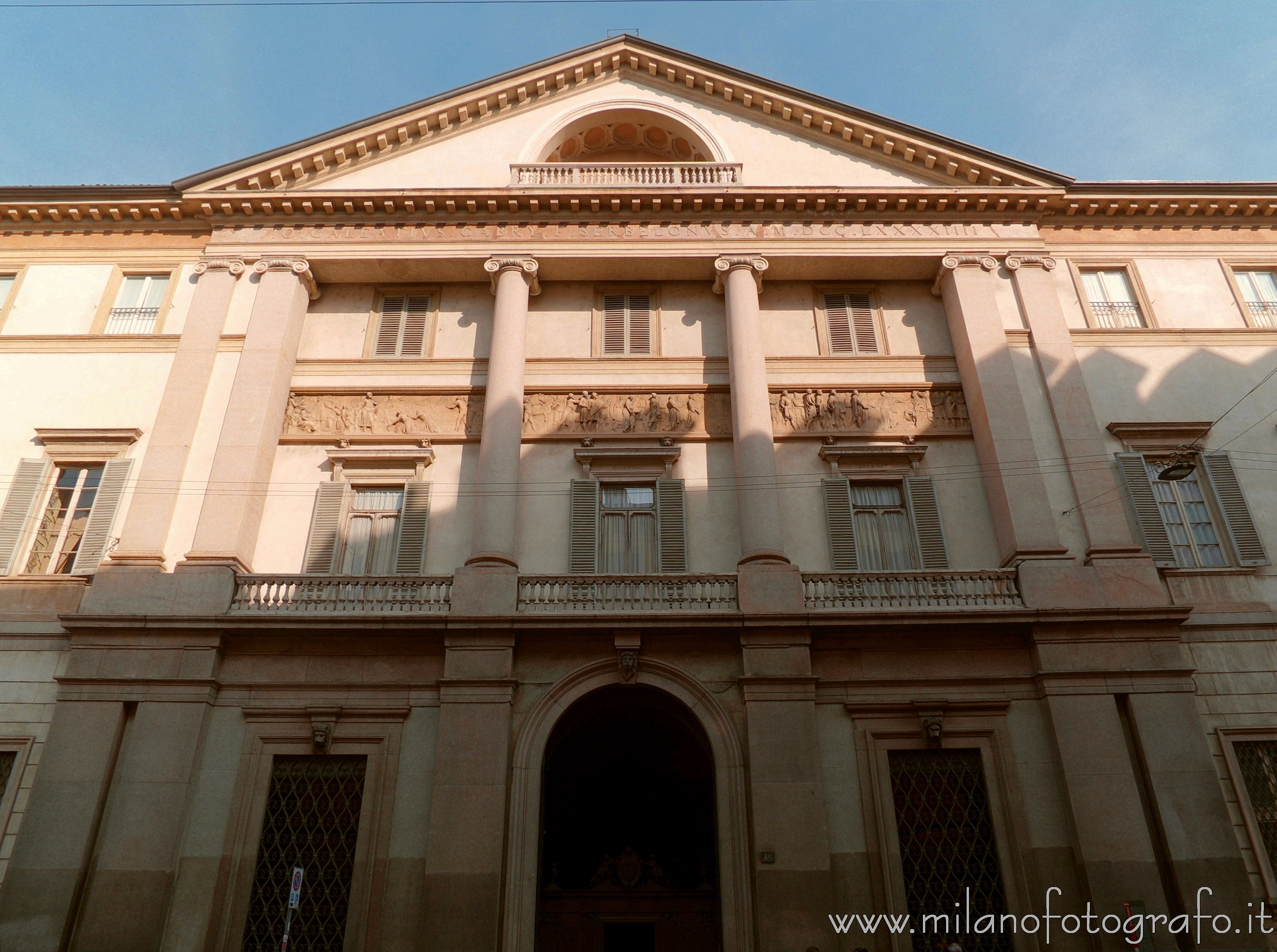 Milan (Italy) - Facade of Serbelloni Palace